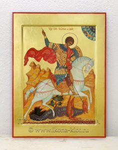 Икона «Георгий Победоносец (чудо о змие)» Киселевск